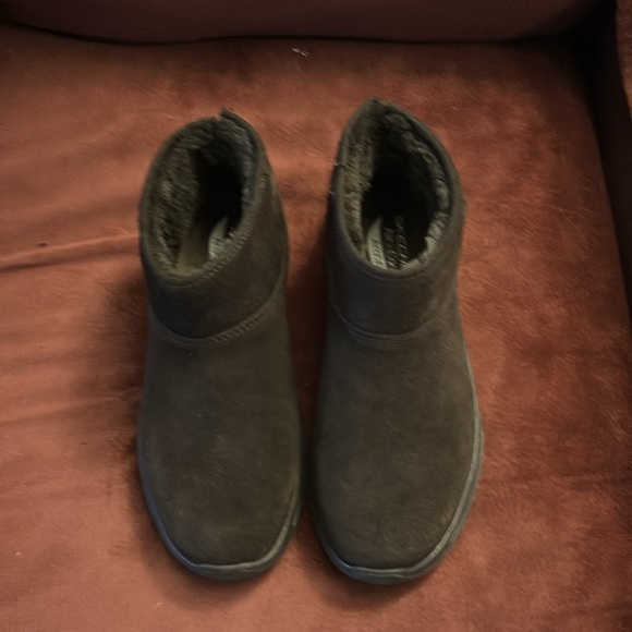 Sketchers Air-Cooled Arch Fit Booties Size 9 Brown - Picture 5 of 9